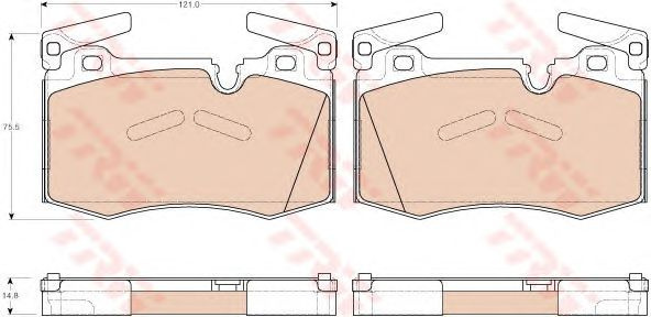 Set placute frana MINI MINI (R50, R53) - Cod intern: W20013158 - LIVRARE DIN STOC in 24 ore!!!