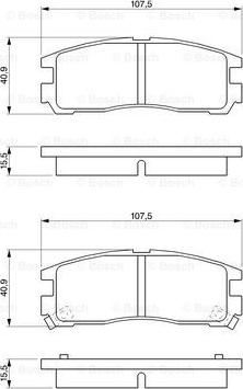 Set placute frana MITSUBISHI ECLIPSE IV (DK_A), Co
