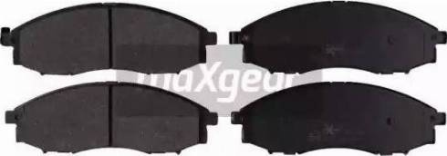 Set placute frana NISSAN NAVARA (D22_) Ridica, 01.1997 - Maxgear 19-1408