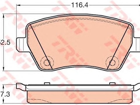 Set placute frana NISSAN NAVARA platou / sasiu (D40) - Cod intern: W20013204 - LIVRARE DIN STOC in 24 ore!!!