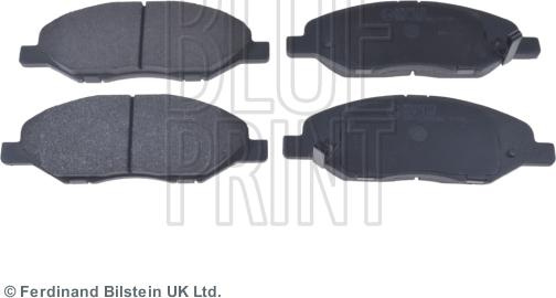 Set placute frana NISSAN NOTE (E11, NE11), Dubita, 01.2005 - 08.2013 Blue Print ADN142173