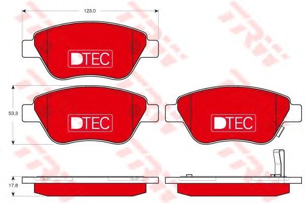 Set placute frana OPEL ADAM - Cod intern: W20012935 - LIVRARE DIN STOC in 24 ore!!!