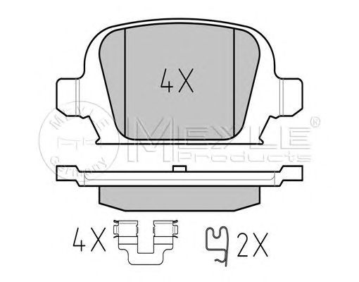 Set placute frana OPEL TIGRA (95_) - Cod intern: W20120618 - LIVRARE DIN STOC in 24 ore!!!