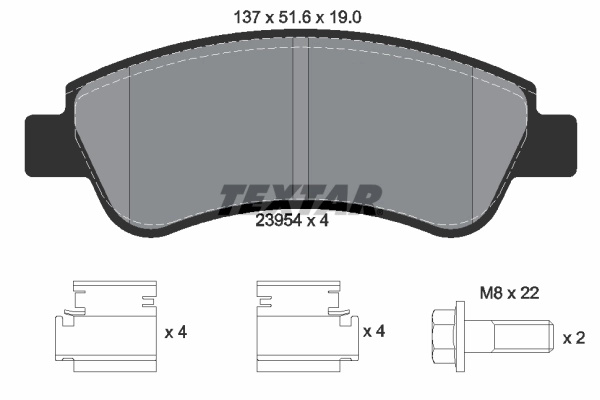 Set placute frana pentru CITROEN C3 AIRCROSS II (2R_, 2C_) 2017-2025