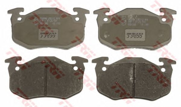 Set placute frana PEUGEOT 206 SW (2E/K) - Cod intern: W20012555 - LIVRARE DIN STOC in 24 ore!!!