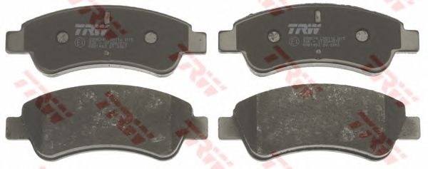 Set placute frana PEUGEOT 206 SW (2E/K) - Cod intern: W20012685 - LIVRARE DIN STOC in 24 ore!!!