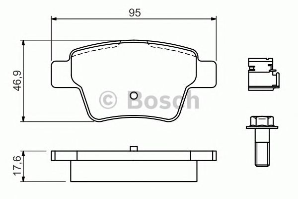 Set placute frana PEUGEOT 307 (3A/C) - Cod intern: W20277109 - LIVRARE DIN STOC in 24 ore!!!
