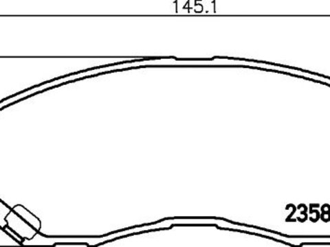 Set placute frana PEUGEOT 4007 (GP_) - Cod intern: W20059388 - LIVRARE DIN STOC in 24 ore!!!