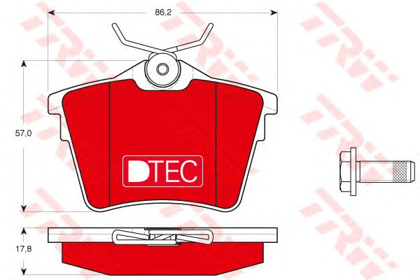 Set placute frana PEUGEOT 406 Estate (8E/F) - Cod intern: W20012822 - LIVRARE DIN STOC in 24 ore!!!