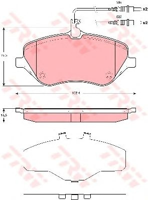 Set placute frana PEUGEOT 407 cupe (6C_) - Cod intern: W20012892 - LIVRARE DIN STOC in 24 ore!!!