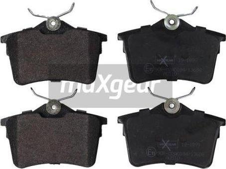 Set placute frana PEUGEOT 5008 (0U_, 0E_) Dubita, 06.2009 - 03.2017 Maxgear 19-1899