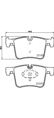 Set placute frana punte fata BMW 3 Gran Turismo (F34) - Cod intern: W20157786 - LIVRARE DIN STOC in 24 ore!!!