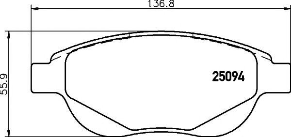 Set placute frana punte fata CITROEN C4 I (LC_) - Cod intern: W20157338 - LIVRARE DIN STOC in 24 ore!!!