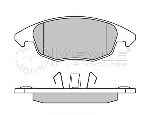 Set placute frana punte fata CITROEN C4 II Hatchback (An fabricatie 11.2009 - ..., 92 - 130 CP, Diesel, Benzina, (LPG)) - Cod intern: W20120778 - LIVRARE DIN STOC in 24 ore!!!