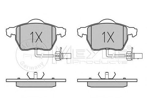 Set placute frana punte fata (cu senzor uzura integrat) VW AUDI A4 99-/A6 -99/PASSAT 00- 1,6-2,8 156X74 - Cod intern: W20119933 - LIVRARE DIN STOC in 24 ore!!!