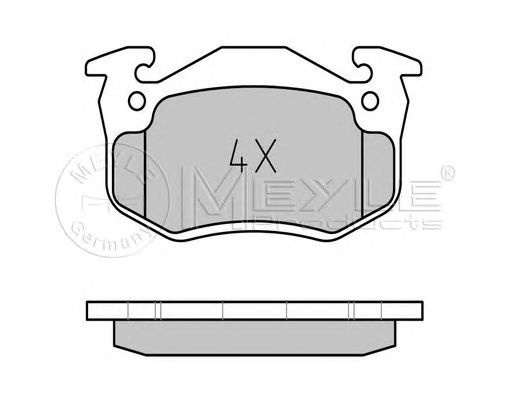 Set placute frana punte fata (fara senzor uzura) RENAULT TWINGO 1,2 93-07105 X 54,6 X 15 - Cod intern: W20120410 - LIVRARE DIN STOC in 24 ore!!!
