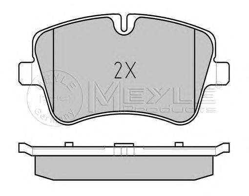 Set placute frana punte fata MERCEDES-BENZ SLK (R1