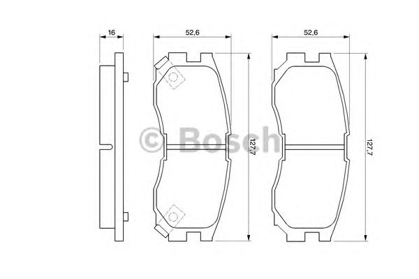 Set placute frana punte fata MITSUBISHI GALANT 92- - Cod intern: W20276752 - LIVRARE DIN STOC in 24 ore!!!