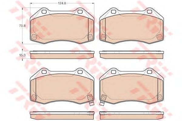 Set placute frana punte fata OPEL CORSA 1,6 TURBO 11- - Cod intern: W20013182 - LIVRARE DIN STOC in 24 ore!!!