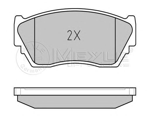 Set placute frana punte fata OPEL KARL 1,0 15- - Cod intern: W20013282 - LIVRARE DIN STOC in 24 ore!!!