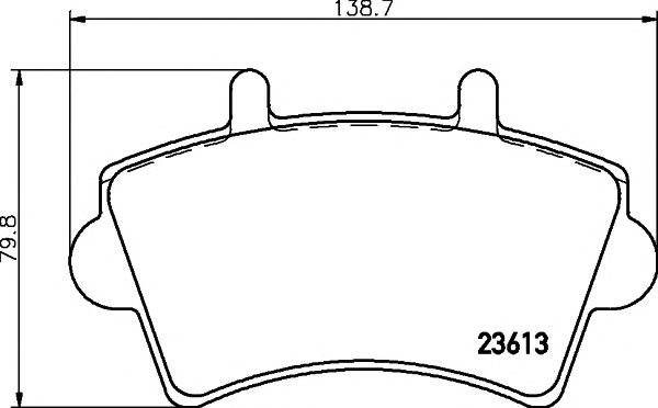 Set placute frana punte fata OPEL Movano A Platou/Sasiu (X70) (An fabricatie 07.1998 - ..., 80 - 146 CP, Diesel) - Cod intern: W20157347 - LIVRARE DIN STOC in 24 ore!!!