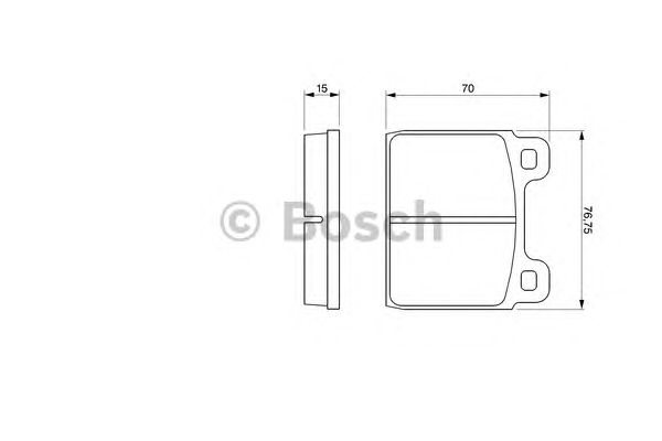 Set placute frana punte fata PORSCHE 911 Targa - C