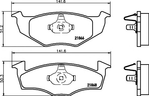 Set placute frana punte fata SEAT EXEO ST (3R5) - Cod intern: W20157361 - LIVRARE DIN STOC in 24 ore!!!