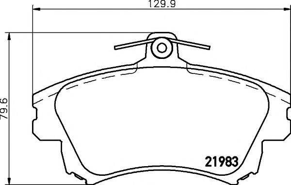 Set placute frana punte fata VOLVO 97- MITSUBISHI CARISMA OO - Cod intern: W20059140 - LIVRARE DIN STOC in 24 ore!!!