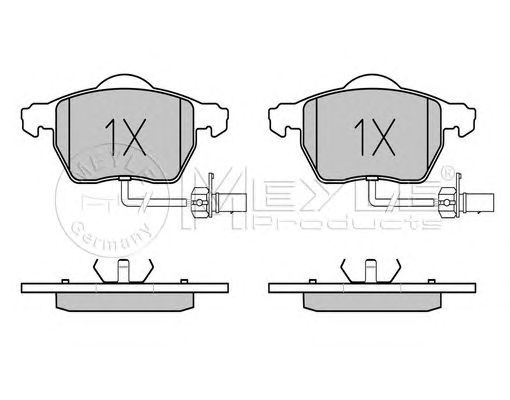 Set placute frana punte fata VW Passat B5 Estate (