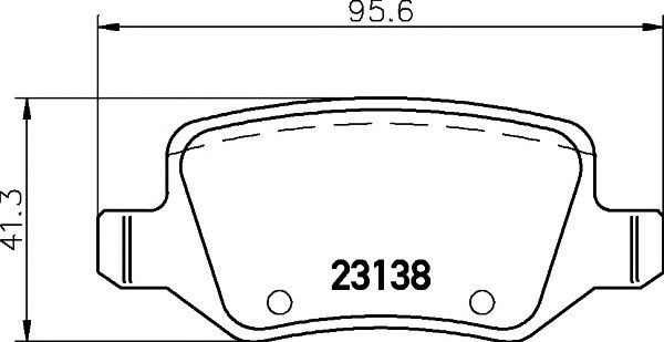 Set placute frana punte spate MERCEDES-BENZ A-CLASS (W168) - Cod intern: W20157236 - LIVRARE DIN STOC in 24 ore!!!