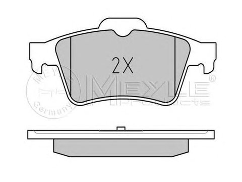 Set placute frana punte spate NISSAN/MAZDA PRIMERA 02-/FOCUS II - Cod intern: W20120736 - LIVRARE DIN STOC in 24 ore!!!