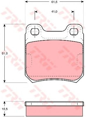 Set placute frana punte spate OPEL OMEGA A - Cod intern: W20013800 - LIVRARE DIN STOC in 24 ore!!!