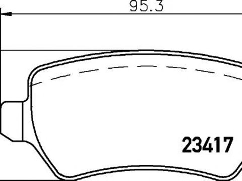 Set placute frana punte spate OPEL Zafira B (A05) (An fabricatie 07.2005 - 04.2015, 94 - 241 CP, Diesel, Benzina, Benzina/Etanol, (CNG), (LPG)) - Cod intern: W20157234 - LIVRARE DIN STOC in 24 ore!!!