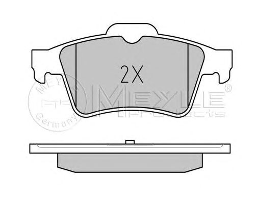 Set placute frana punte spate SAAB 9-3 Limuzina (YS3F) (An fabricatie 09.2002 - 02.2015, 120 - 252 CP, Diesel, Benzina) - Cod intern: W20120736 - LIVRARE DIN STOC in 24 ore!!!