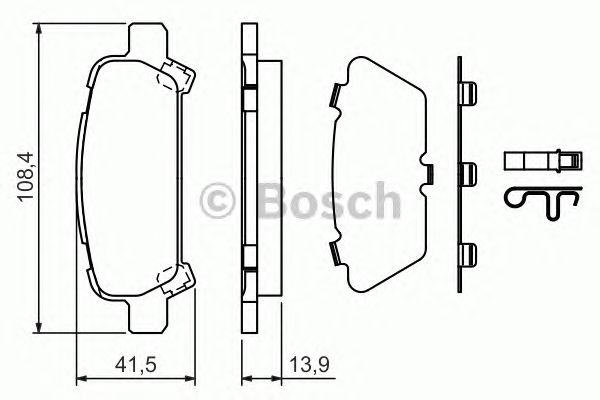 Set placute frana punte spate SUBARU FORESTER/IMPREZA 97- - Cod intern: W20276542 - LIVRARE DIN STOC in 24 ore!!!
