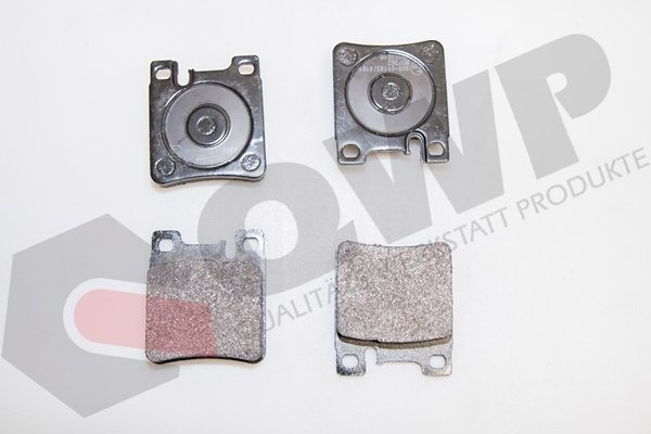 Set placute frana, QWP WBP382 pentru CHRYSLER CROSSFIRE, E-CLASS (W124) 19931996