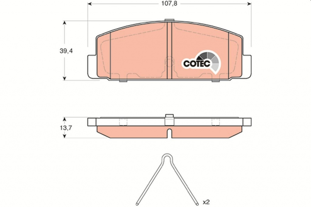 Set placute frana, QWP WBP511 pentru MAZDA 323 F VI hatchback (BJ), 6 Hatchback (GH) 20072013