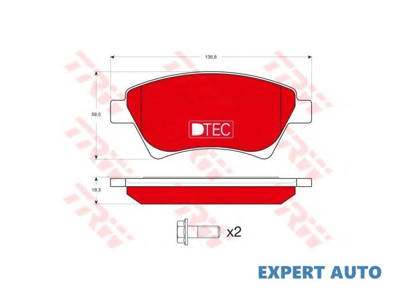 Set placute frana Renault GRAND SCENIC II (JM0/1_)