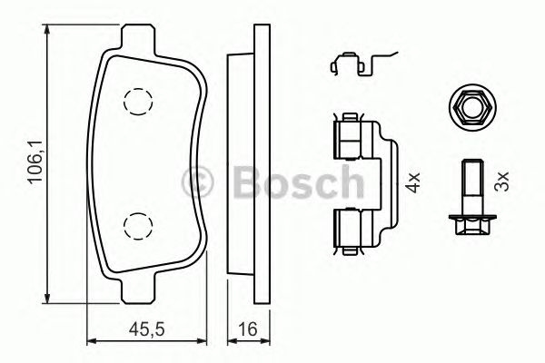 Set placute frana RENAULT MEGANE CC (EZ0/1_) - Cod intern: W20276998 - LIVRARE DIN STOC in 24 ore!!!