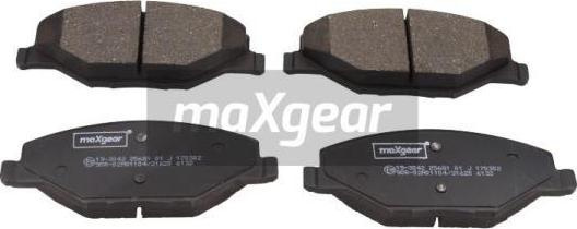 Set placute frana SKODA FABIA II (545) Combi, 10.2007 - 12.2014 Maxgear 19-3042