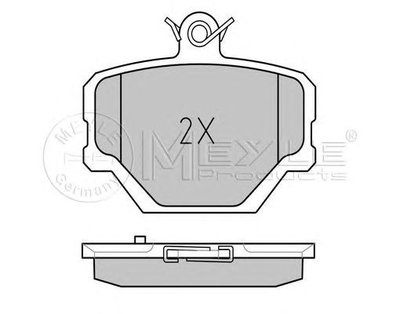 Set placute frana SMART CITY-COUPE (450) - Cod int