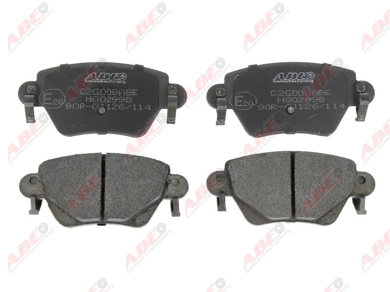 Set placute frana spate abe pt ford mondeo 3, jaguar x-type, renault kangoo