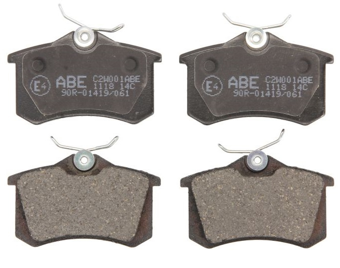 Set Placute Frana Spate Abe Skoda Fabia 3 2014→ C2W001ABE