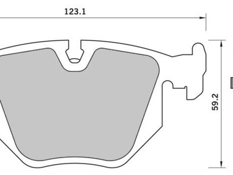 Set placute frana spate BMW Seria 3 (E46), Seria 5 (E39), Seria 7 (E38), X3 (E83), X5 (E53), Z4 (E85), Land Rover Range Rover 3 (L322), Starline, 34216761247