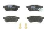 Set placute frana spate (cu suplimente cu suruburi de ghidare a etrierului de frana (cu senzor acustic de uzura ) ACURA INTEGRA HONDA ACCORD III CIVIC IV CIVIC V CIVIC VI 1.1-2.5 01.85- TRW GDB499