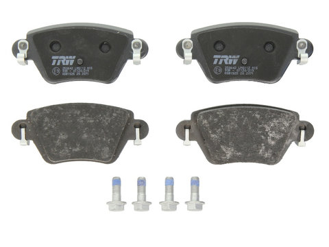 Set placute frana spate (cu suplimente cu suruburi de ghidare a etrierului de frana (cu senzor acustic de uzura ) FORD MONDEO III JAGUAR X-TYPE RENAULT KANGOO KANGOO EXPRESS 1.5D-3.0 02.00- TRW GDB1525