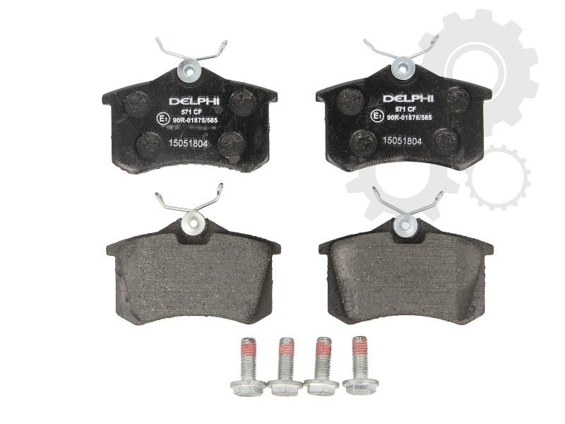 Set placute frana spate delphi pt audi,peugeot,seat,vw