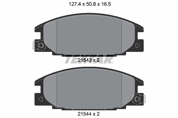 Set placute frana Textar ISUZU PANTHER II (TBR_) 2000-2020 - 2154302