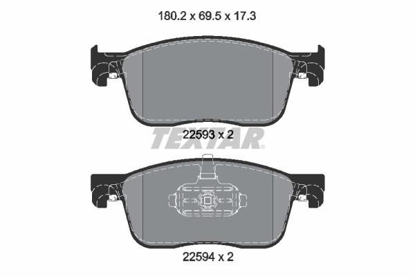 Set placute frana Textar PEUGEOT EXPERT bus (V_) 2016-2025 - 2259301