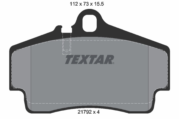 Set placute frana Textar PORSCHE 911 (997) 2004-2008 - 2179203